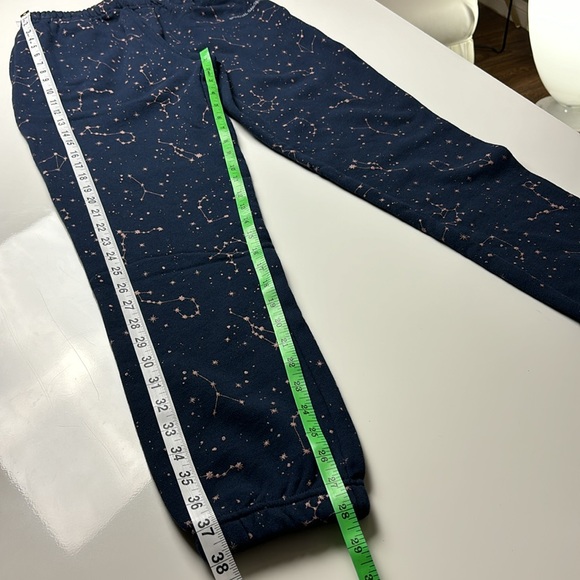 Spiritual Gangster Navy Laguna Sweatpants w/ Zodiac Constellation Design, Sz XS - Picture 8 of 8